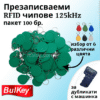 Презаписваеми RFID електронни ключове тип ТАГ- 0,58 €/бр. (пакет 100бр.)