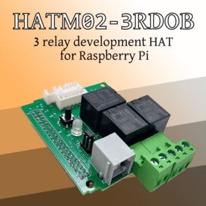 HATM02-3RDOB– Разширителна платка HAT с три релета за Raspberry Pi